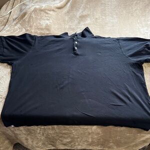 Chaps Black Polo Shirt